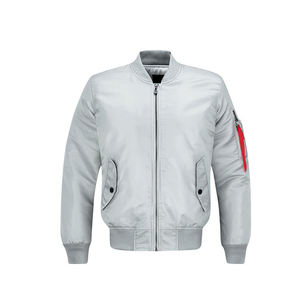 Dernier design, veste bomber pour homme de haute qualité, personnalisée, streetwear, imperméable, réversible, devant à col montant, vente en gros, nouveau design - Product Image 2