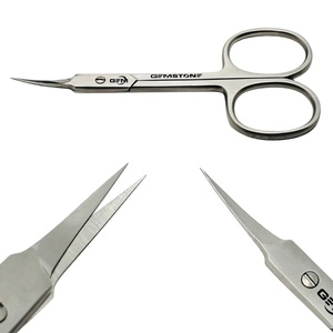 Ciseaux à ongles droits professionnels en acier inoxydable de haute qualité pour salon de manucure, ciseaux à cuticules en plastique - Product Image 5