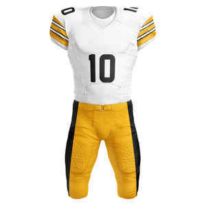 OEM de alta calidad 2025 uniforme de fútbol americano 100% poliéster equipo de color sólido uniforme de fútbol americano - Product Image 2