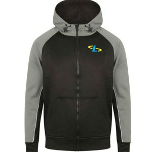 เสื้อฮู้ดซิปคุณภาพสูงแบบขายส่ง ระบายอากาศได้ดี รุ่นใหม่ แนะนำเป็นอย่างยิ่ง เสื้อฮู้ดซิปพร้อมโลโก้สำหรับผู้ชาย ชุดออกกำลังกายผู้ชาย - Product Image 2