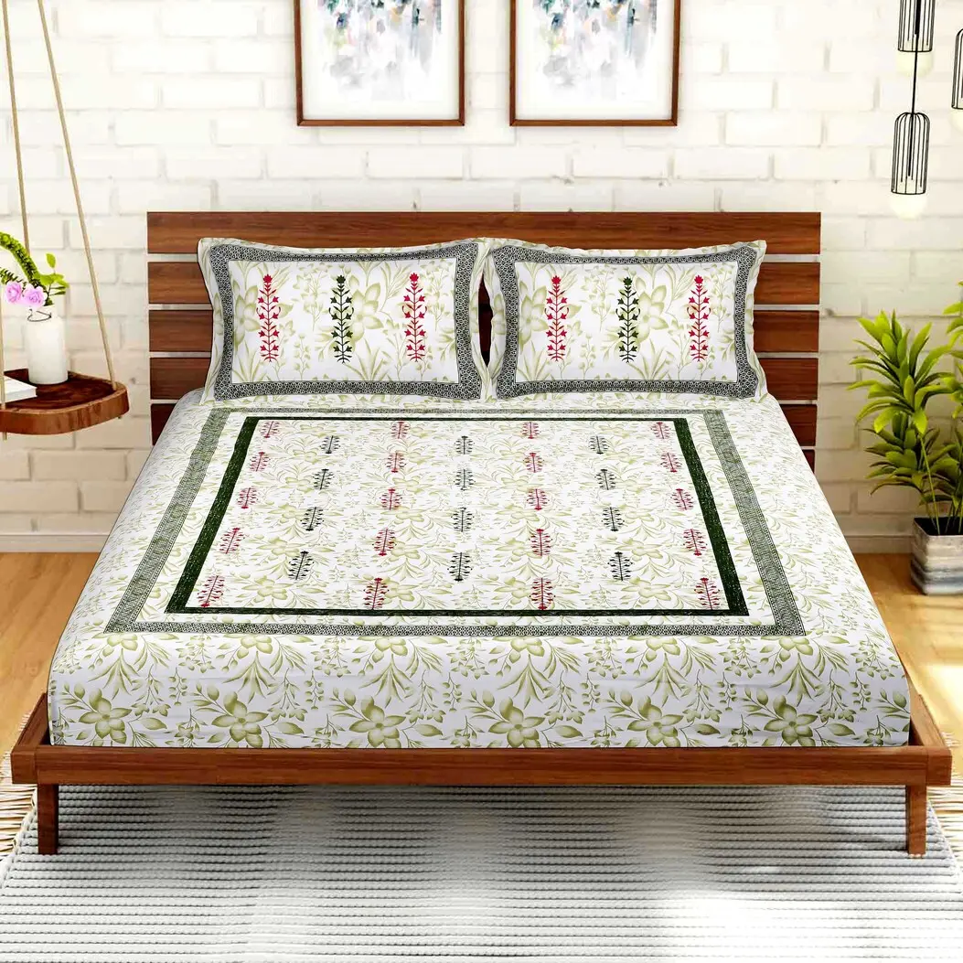 Cao theo yêu cầu bông đẹp bedsheet với 2 gối bao gồm mềm mại thoải mái bedsheets có sẵn với giá bán buôn