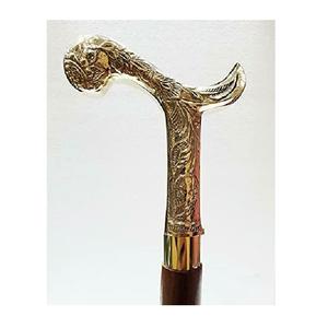 Tirador Decorativo de Latón Dorado para Puertas y Armarios - Product Image 1