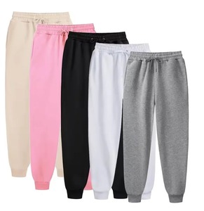 Pantalones informales para hombre, pantalones de chándal de lana para otoño e invierno, pantalones deportivos para correr para hombre, pantalones largos de entrenamiento de Color sólido a la moda - Product Image 3