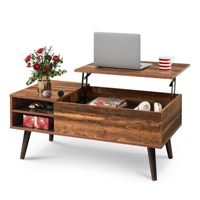 Meubles de salon modernes et miniatures, table basse et table d'appoint en bois avec plateau relevable pour la maison, le thé, le chevet et le balcon, vente en gros d'usine