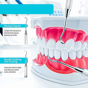 Escaladores Dentales de Acero Inoxidable de Alta Calidad, Pulido Brillante, Doble Punta, Espejo Escalador Manual, Consumibles Dentales de SurgiRight - Product Image 3