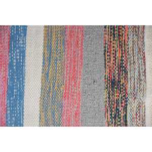 Alfombra Turca Vintage de 2.6x9.4 pies (80x285 cm), Alfombra de Lana Azul Kilim - Product Image 5