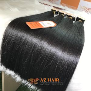 Venta al por mayor de lujo de color natural cinta recta en extensiones de cabello crudo vietnamita con precio al por mayor - Product Image 5