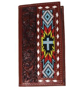 Cartera de cuero indio de lujo hecha a mano, monedero largo con adorno de cuentas, cuero genuino para uso en otoño e invierno, hecho en La India - Product Image 4