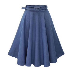 Bas mi-cuisses pour femmes, teinte bleu ciel, coupe décontractée, vêtements d'été, approvisionnement direct d'usine fiable - Product Image 5