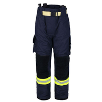 Traje de bombero Ropa resistente al fuego para bombero Resistencia a altas temperaturas Traje de extinción de incendios estructural Resistente al fuego
