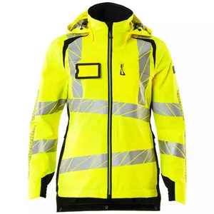 高能见度反光工作服夹克外套套装定制防水建筑制服安全工作服女装冬季