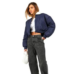 Vestes d'hiver 2026 en gros pour femmes, grandes tailles, coupe régulière, confortables, chaudes, style streetwear, unies - Product Image 4