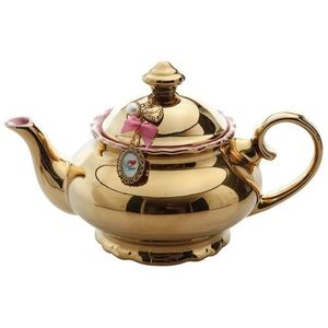 Royal Decorative Brass <b>Teapot</b> Handcrafted with Traditional <b>Floral</b> Engraving, Vintage Metal Tea Kettle for Home Display Decor - Product Image 1