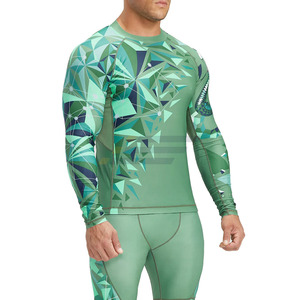 Venta al por Mayor de Camisetas de Compresión Deportivas para Hombre, Diseño Personalizado, Ecológicas, de Manga Larga, para MMA y BJJ - Product Image 6