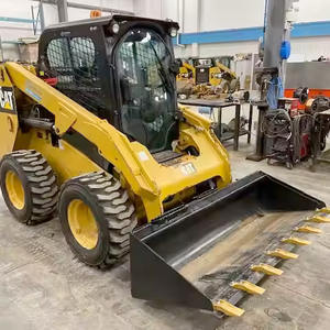 Haute qualité utilisé CAT246D Skid Steer Loader Kubota moteur prix usine les composants clés comprennent pompe moteur engins de terrassement - Product Image 2