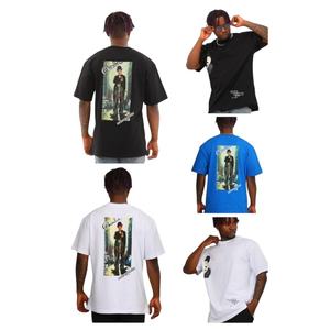 Camiseta de Corte Regular, Talla Grande, Tejido Grueso, 100% Algodón, Formal para Hombre, Bordada, con Serigrafía, Transpirable - Product Image 3