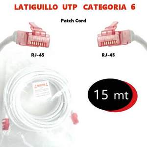 Cable de Computadora de PVC de Categoría 6 de 15 Metros - Product Image 1