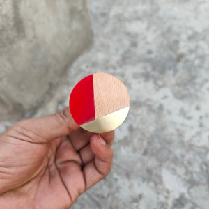 Bouton de porte Vintage Simple en bois de manguier pour commode de cuisine armoires armoires tiroirs salle de bain chambre hôtel salon - Product Image 3