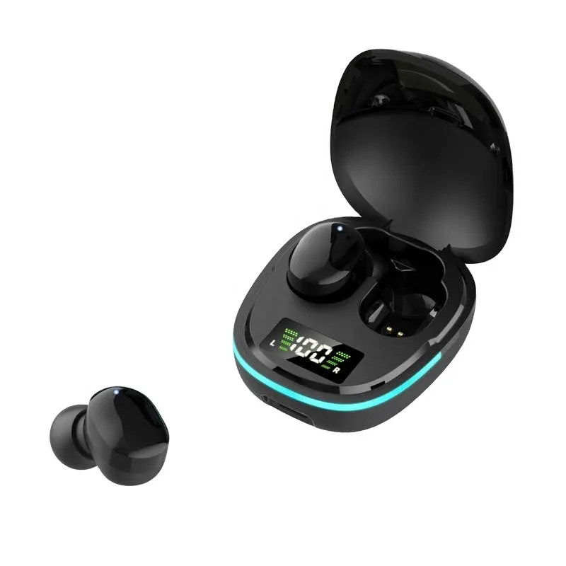 2022 TWS Bluetooth 5.1 Earphone G9S Colorful Breathing Light Digital Display Headset In Ear Wireless Headphones