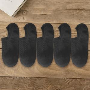 3 pares de calcetines deportivos para jóvenes, gruesos, antideslizantes, de malla transpirable, diseño de barco, parte inferior de corte bajo, características para correr para niños - Product Image 5