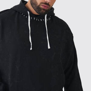 Sudadera con Capucha Extra Grande para Hombre, Precio Económico al por Mayor, Material de Algodón Grueso, Hecha para Venta en Línea - Product Image 5