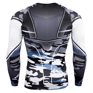 Service OEM, Rash Guards MMA de qualité supérieure, couleur unie, style unique, utilisation en extérieur - Product Image 2