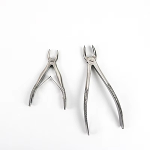 Juego de pinzas de extracción dental de acero inoxidable para niños, extracción dental, fabricante de instrumentos pediátricos Pedo Roots - Product Image 2