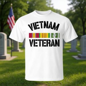 T-shirt Vietnam Veteran Pride a maniche corte, girocollo, unisex, per adulti, abbigliamento promozionale - Product Image 4