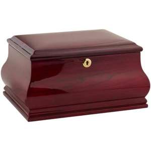 Urnas de cremación de ataúd de diseño tallado a mano para cenizas humanas Exhibición de cenizas de entierro Urnas de cremación de madera para cenizas conmemorativas - Product Image 5