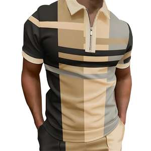Camisetas de Hombre de Moda, 100% Algodón, Tejidas, de Manga Corta, Casuales, para Uso Diario, Antiarrugas, con Bolsillo, Estilo Urbano - Product Image 5