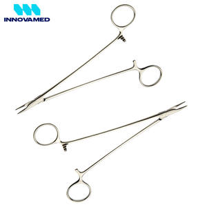 Pinza quirúrgica para tejidos de 12.5cm, hecha a medida, para cirugía toracoscópica, con punta curva, manual, certificada CE, 1 año de garantía - Product Image 4