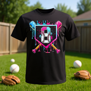 Camiseta de Béisbol con Diseño de Helado para Niños de 8 Años, Regalo Personalizado Promocional para Jóvenes Fanáticos del Deporte - Product Image 3