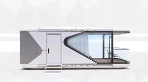 Премиум-класс: современный модульный дом-капсула, портативный, роскошный, для курортов, отелей и коммерческих проектов - Product Image 3