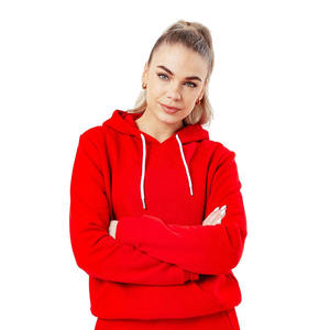 Ensembles de pantalons de survêtement à taille avec cordon de serrage pour femmes de couleur unie respirant coupe régulière 2 pièces pull à capuche ensemble de survêtement dames - Product Image 6