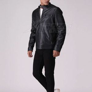 Chaquetas de Cuero para Hombre, Estilo Invernal, con Patrón de Letras y Logotipo Frontal, Color y Diseño Personalizados, Bajo MOQ, Precio al por Mayor - Product Image 2