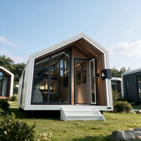 Casa Contenedor Prefabricada de Acero de Diseño Moderno, Personalizada y Elegante, con Estructura Desmontable y Bien Aislada