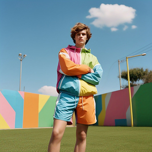 Chaqueta cortavientos con capucha de Color sólido, conjunto de pantalones cortos personalizados para lluvia 100%, conjunto de pantalones cortos impermeables de nailon para hombres, chaquetas cortavientos para senderismo - Product Image 2