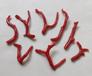 ¡Coral! Piedra preciosa de Coral italiano Natural 100%, ramas de palitos de Coral rojo, ramas de Coral bien pulidas de calidad AAA, palitos de Coral - Product Image 4