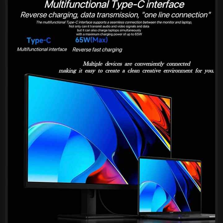 Redmi Monitor 27-inch HDMI, usb, DP, Type-C Interface Type LED