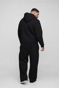 Nueva llegada Plus Size Gym Regular Fit Basic Zip Up Through Basics Hoodie Algodón Mezclado Diseño personalizado Venta al por mayor Sudaderas con capucha para hombres - Product Image 4