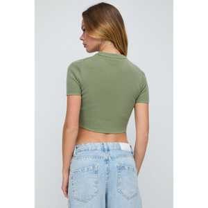 Top Informal de Punto, 100% Poliéster, Cuello Redondo, Corte Regular - Product Image 4