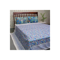 Couette d'hiver 100 % coton taille Queen la plus vendue, ensemble de literie traditionnel Rajasthani Treasures, imprimé à la main, Dohar en solde