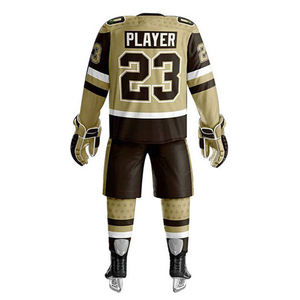 Uniforme de Hockey sobre Hielo Profesional Sublimado Personalizado, Ropa Deportiva Transpirable de Secado Rápido, Uniforme de Hockey sobre Hielo de Manga Larga para Equipo - Product Image 4