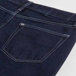 กางเกงผ้ายีนส์ผู้ชายขาตรงลำลองเอวปานกลางระบายอากาศได้ดีดีไซน์แบบทึบสไตล์ล่าสุดขายส่งขนาดกลาง - Product Image 5