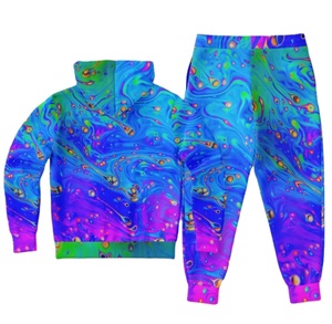 Conjunto Deportivo Casual de Chaqueta y Pantalones con Cremallera, Diseño Moderno, 100% Nailon, Hombros Caídos, para Hombre - Product Image 2