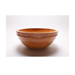 Exclusive Quality Round Wooden Salad Serving Bowl Ideal for Hotel Ware <b>Dinnerware</b> Pasta and Soup Kitchenware Dish - Product Image 3