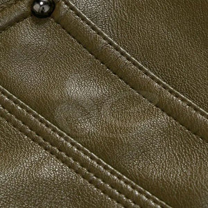 Chaqueta de Cuero para Hombre, Cómoda, de Material Suave y Duradero, Ideal para el Invierno, Uso Diario, Estilo Casual - Product Image 6