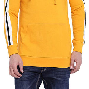 Meilleure qualité de pulls à capuche d'hiver pour hommes nouveau style de pulls à capuche à manches longues en polaire quantité minimale de commande bas teint uni Service OEM Offre Spéciale! - Product Image 6