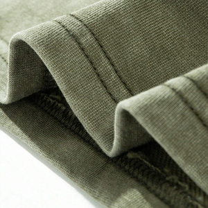 Camisetas de verano lavadas con ácido de gran tamaño al por mayor con personalización completa de etiquetas de talla de color bordadas e impresión de logotipos - Product Image 4