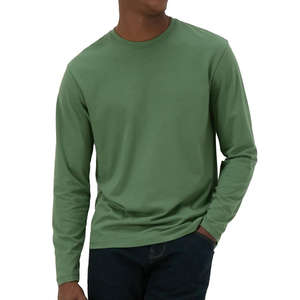 Camiseta de Manga Larga para Hombre, Verano 2026, Alta Calidad, Color Sólido, Manga Larga - Product Image 2